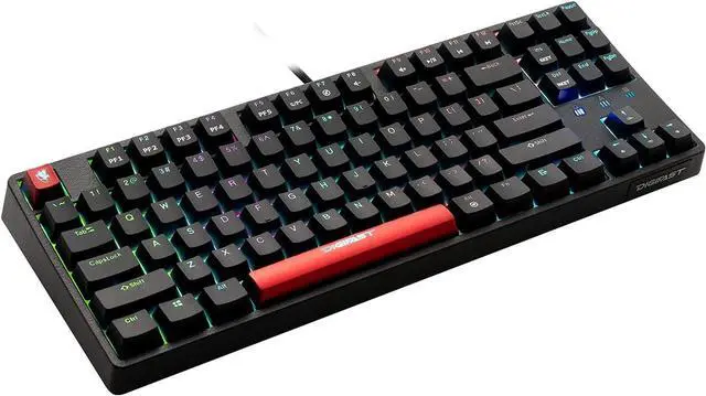 Alt view image 2 of 7 - DIGIFAST CS-21 Mechanical Gaming Keyboard - RGB Backlit Tenkeyless Gaming Chronus Series with Cherry MX Red Switches