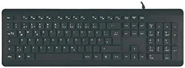 Alt view image 3 of 7 - BoxWave Keyboard Compatible with ECOHERO Lambda Laptop (15.6 in) - AquaProof USB Keyboard, Washable Waterproof Water Resistant - Jet Black