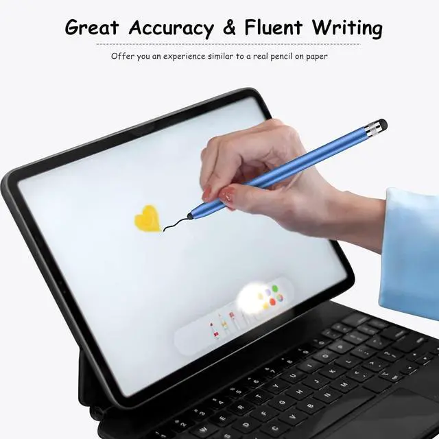 Alt view image 5 of 7 - Stylus for Touch Screens Digiroot 4-Pack Stylus Pens High Sensitivity & Precision Capacitive Stylus for iPhone/iPad Pro/Tablets//Galaxy/PC