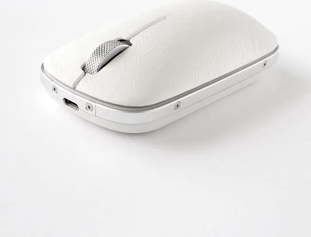 Alt view image 2 of 7 - Azio Retro Classic Bluetooth Mouse (Maple) - Wireless, Genuine Leather Topped with Pixart Precision Tracker (RM-RCM-L-06)
