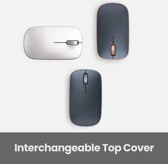 Alt view image 6 of 7 - Azio Retro Classic Bluetooth Mouse (Maple) - Wireless, Genuine Leather Topped with Pixart Precision Tracker (RM-RCM-L-06)