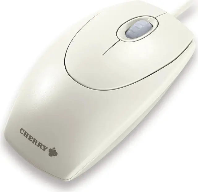 Alt view image 5 of 9 - Optical Mouse with scroll Wheel PS2/USB Business Std Design Lt Gry