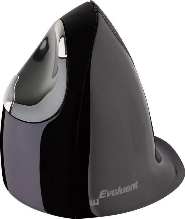 Alt view image 3 of 7 - Evoluent VMDLW VerticalMouse D Large Right Hand Ergonomic Mouse with Wireless USB Receiver Plus Jestik Microfiber Cloth - Value Bundle