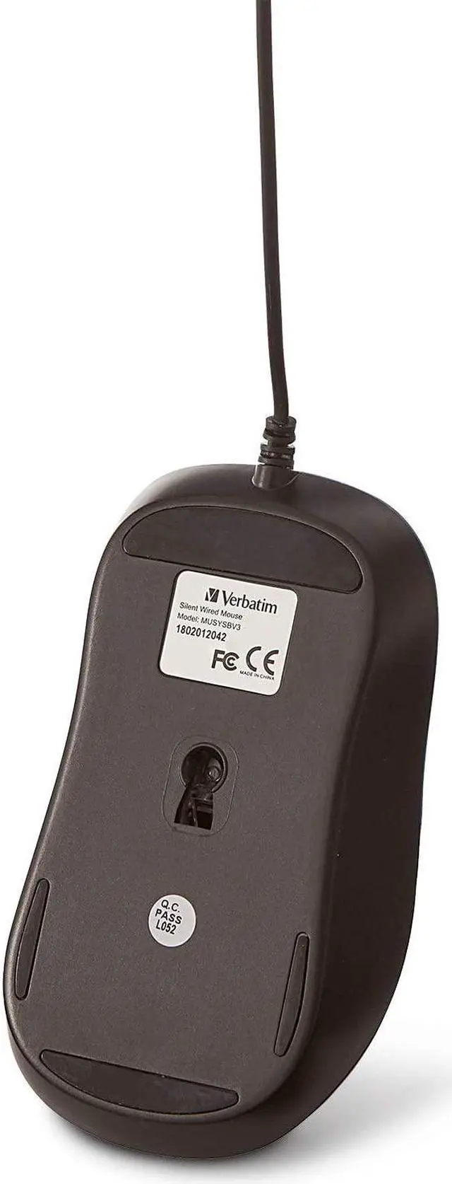 Alt view image 13 of 15 - Verbatim Silent Corded Optical Mouse - Blue