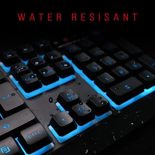 Alt view image 3 of 4 - Bloody B188 8-Key Light Strike (LK) Optical Mechanical Gaming Keyboard Tri-Color LED Backlit Smooth/Linear Black Switch