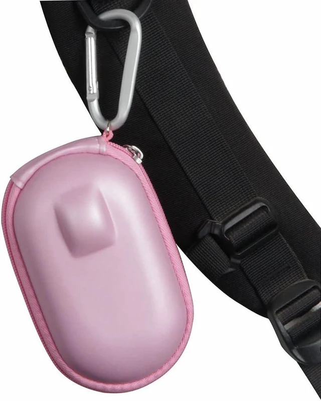 Alt view image 6 of 6 - Hermitshell Travel Case for Logitech Pebble Mouse 2 M350s Slim Bluetooth Wireless Mouse (Light Pink)