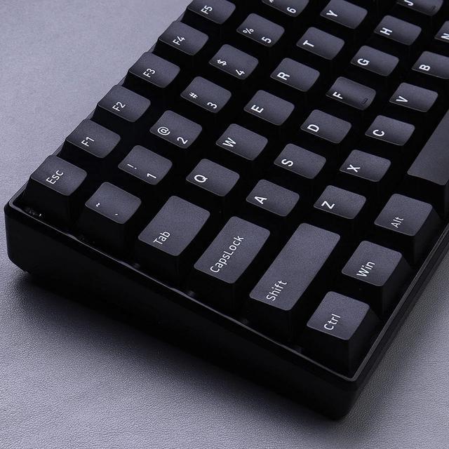 Black Keycaps, 139 Keys PBT Cherry Profile Double Shot White On Black  keycaps for filco Cherry Ducky iKBC Mechanical Gaming Keyboard (Black)