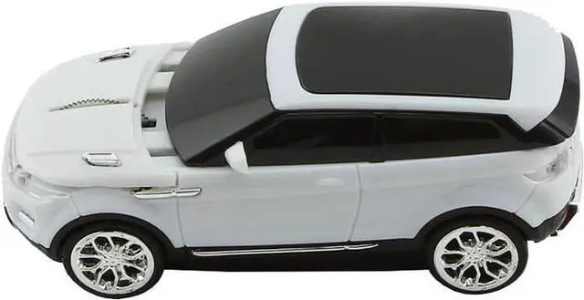Alt view image 5 of 7 - 3C Light Car Mouse Wireless 2.4GHz Cool Sport SUV Car Shape Mouse Optical Mice 1600 DPI with USB Receiver Suitable for PC/Computer/Laptop (White)