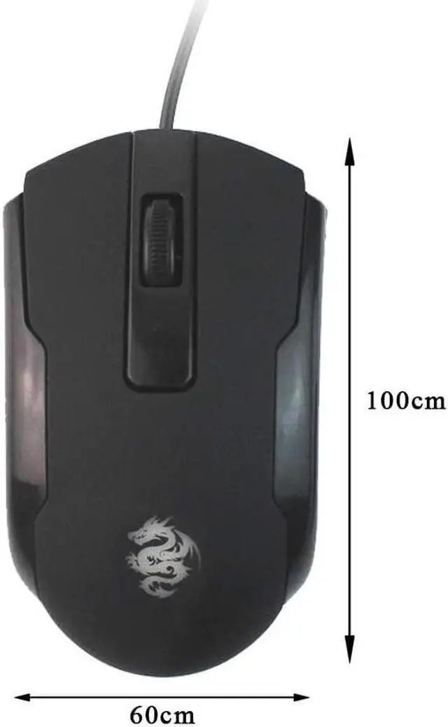 Alt view image 5 of 7 - WishLotus Left Handed Mouse Logo Laser Engraving and Matte Process 800 DPI Resolution 3D Button Plug and Play Mini USB Wired Mouse Suitable for Laptop