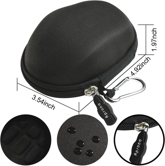 Alt view image 7 of 7 - Aproca Case Compatible with Logitech M705 Marathon Wireless Mouse, Hard Portable Storage Bag for Accessories (Case Only)