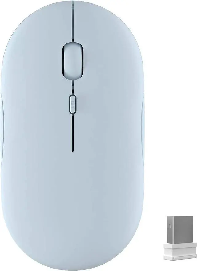 Main image of Wireless Mouse, 2.4G Noiseless Mouse with USB Receiver Portable Computer Mice for PC, Laptop and Windows/Mac/Linux (Blue)