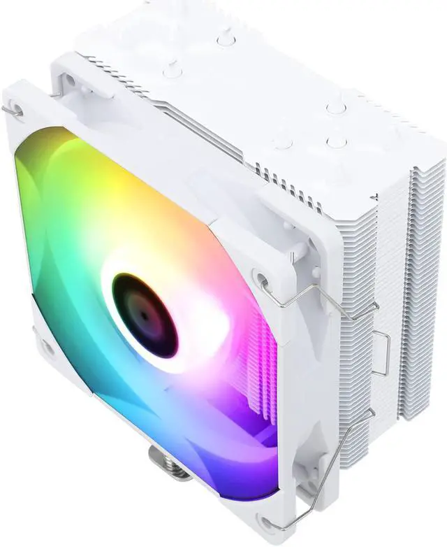Alt view image 3 of 6 - Thermalright Assassin King 120 White CPU ARGB Air Cooler,5V ARGB Lighting, 5 Heatpipes, TL-C12WS Fan, for AMD AM4/Intel 115X/1200/2066