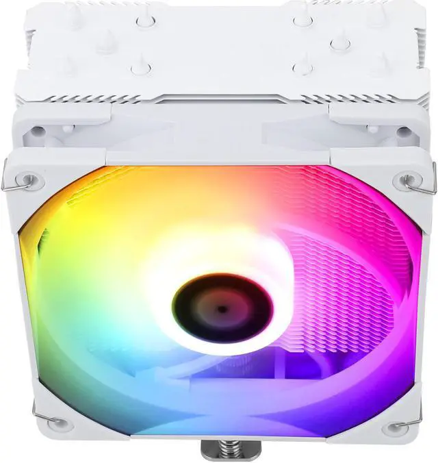 Alt view image 4 of 6 - Thermalright Assassin King 120 White CPU ARGB Air Cooler,5V ARGB Lighting, 5 Heatpipes, TL-C12WS Fan, for AMD AM4/Intel 115X/1200/2066