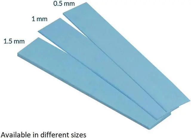 Alt view image 2 of 5 - ARCTIC Thermal Pad 120 x 20 x 1.0 mm (Pack of 2) - Thermal Compound for All Coolers, Efficient Thermal Conductivity Gap Filler, Non-Stick, Safe Handling, Easy to Apply - Blue