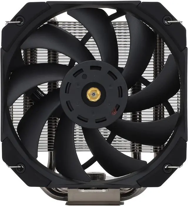 Alt view image 3 of 7 - Thermalright True Spirit 120MINI CPU Air Cooler, Premium Dark Nickle Plated, 5 Heatpipes, TL-C12PRO PWM Fan, for AMD AM4/Intel 115X/1200/2066