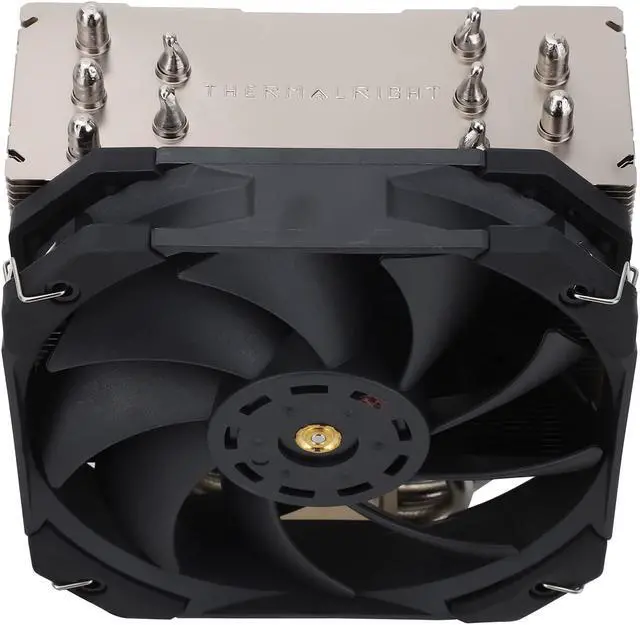 Alt view image 5 of 7 - Thermalright True Spirit 120MINI CPU Air Cooler, Premium Dark Nickle Plated, 5 Heatpipes, TL-C12PRO PWM Fan, for AMD AM4/Intel 115X/1200/2066