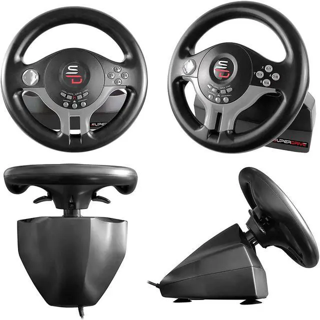 Alt view image 5 of 5 - SUBSONIC Superdrive - SV250 Racing steering wheel with pedals and gearshift paddles for nintendo Switch 2 - Switch - Ps4 - xbox Seie X/S, Xbox One - PC