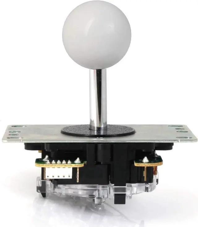 Alt view image 3 of 7 - Sanwa JLF-TP-8YT Original Joystick - for Arcade Game 4 & 8 Way Adjustable, Compatible with Catz Mad SF4 Tournament Joystick (White Ball Top)