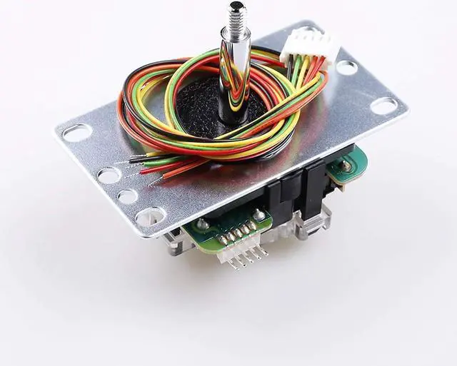 Alt view image 4 of 7 - Sanwa JLF-TP-8YT Original Joystick - for Arcade Game 4 & 8 Way Adjustable, Compatible with Catz Mad SF4 Tournament Joystick (White Ball Top)