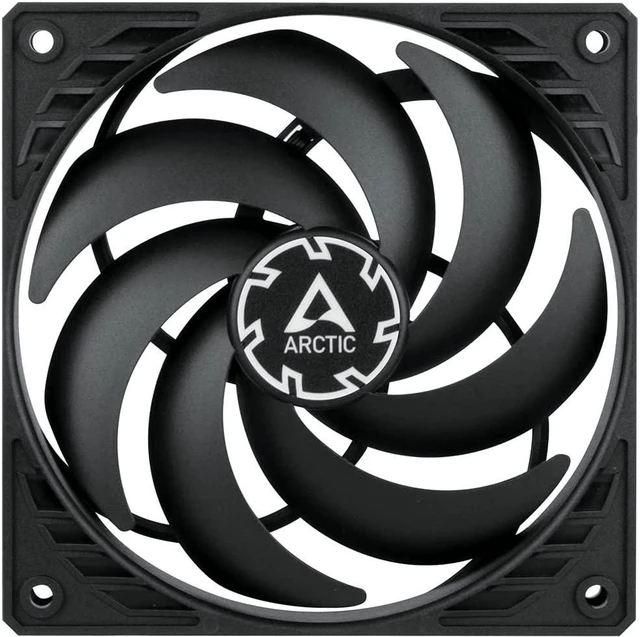 Alt view image 4 of 7 - ARCTIC P12 Slim PWM PST - 120 mm Case Fan with PWM Sharing Technology (PST), Pressure-optimised, Quiet Motor, Computer, Extra Slim, 300-2100 RPM - Black