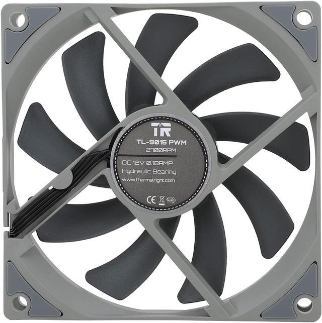 Thermalright TL-9015B Ventilateur fin blanc 92 mm, contrôle PWM 2700  tr-min, ventilateur de protection [103] - Cdiscount Bricolage