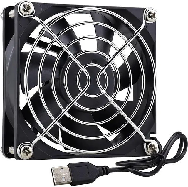 Main image of GDSTIME 80mm USB Fan, 80mm x 25mm 8025 Brushless Computer Case Cooling Fan