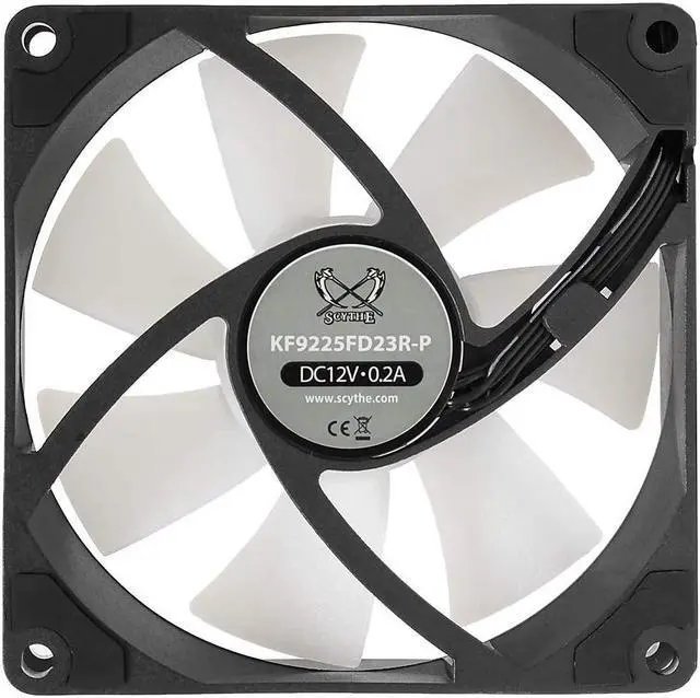 Alt view image 3 of 7 - Scythe Kaze Flex 92mm RGB LED Fan, PWM 300-2300 RPM, No Controller Included, Single Pack