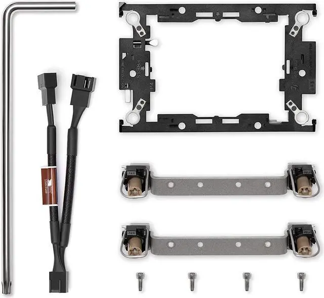 Alt view image 3 of 5 - Noctua NH-U9 DX-4189, Premium CPU Cooler for Intel Xeon LGA4189 (Brown)