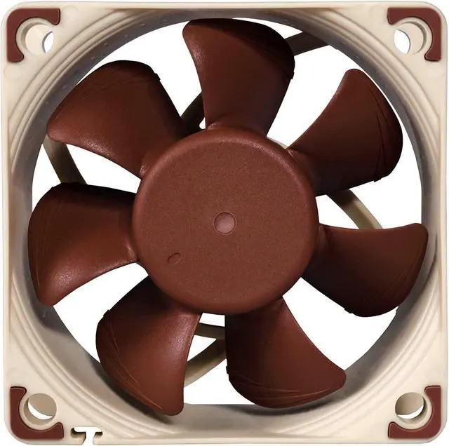 Alt view image 3 of 7 - Noctua NF-A6x25 5V, Premium Quiet Fan, 3-Pin, 5V Version (60mm, Brown)