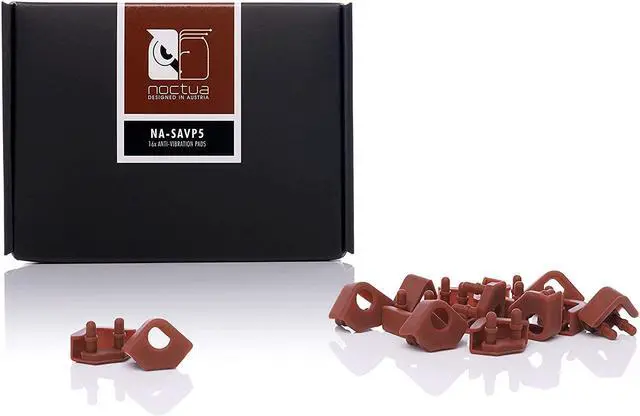 Alt view image 3 of 4 - Noctua NA-SAVP5, Anti-Vibration Pads for 92mm & 80mm Fans (16-Pack, Brown)