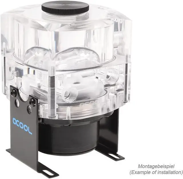 Alt view image 12 of 15 - Alphacool VPP655 Pump with Eisdecke Pump Top V.3, Plexi (Acrylic)