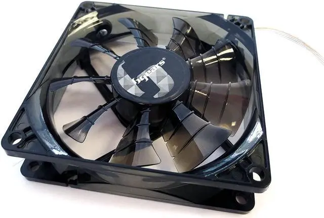 Alt view image 2 of 5 - Bgears 80 mm 2 Ball Bearing High Speed High Performance Fan, Translucent Black (b-PWM 80 Black 2Ball)