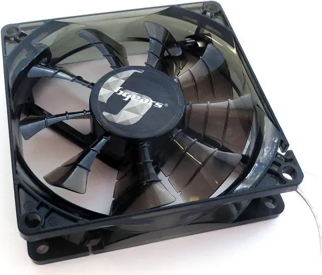 Alt view image 3 of 5 - Bgears 80 mm 2 Ball Bearing High Speed High Performance Fan, Translucent Black (b-PWM 80 Black 2Ball)