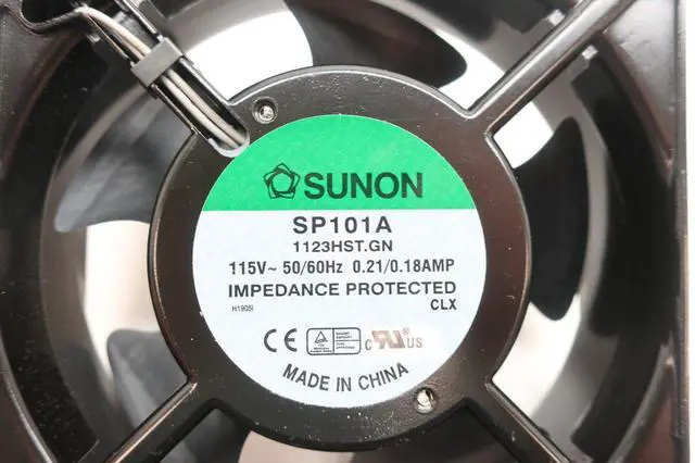 Alt view image 7 of 7 - SUNON SP101A 1123HST.GN Cooling Fan 115V-AC 119MM X 38MM D624966