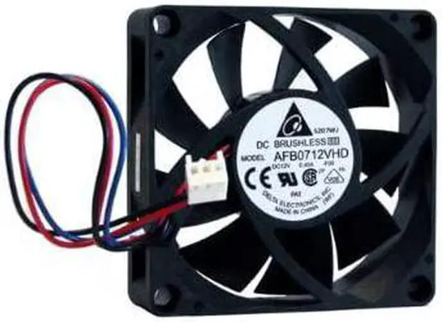 Main image of Delta 12v DC 040a 70x20mm 3-Wire Fan AFB0712VHD-F00