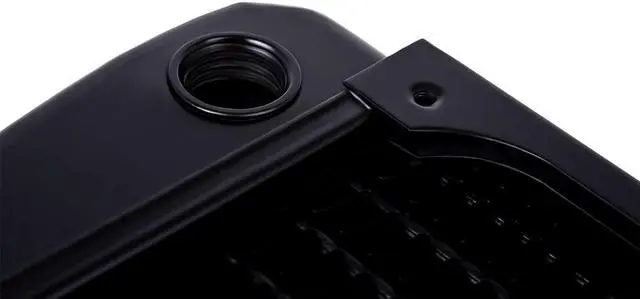 Alt view image 11 of 19 - Alphacool NexXxos XT45 Full Copper X-Flow Radiator 140, 140mm x 1, Single Fan, Black