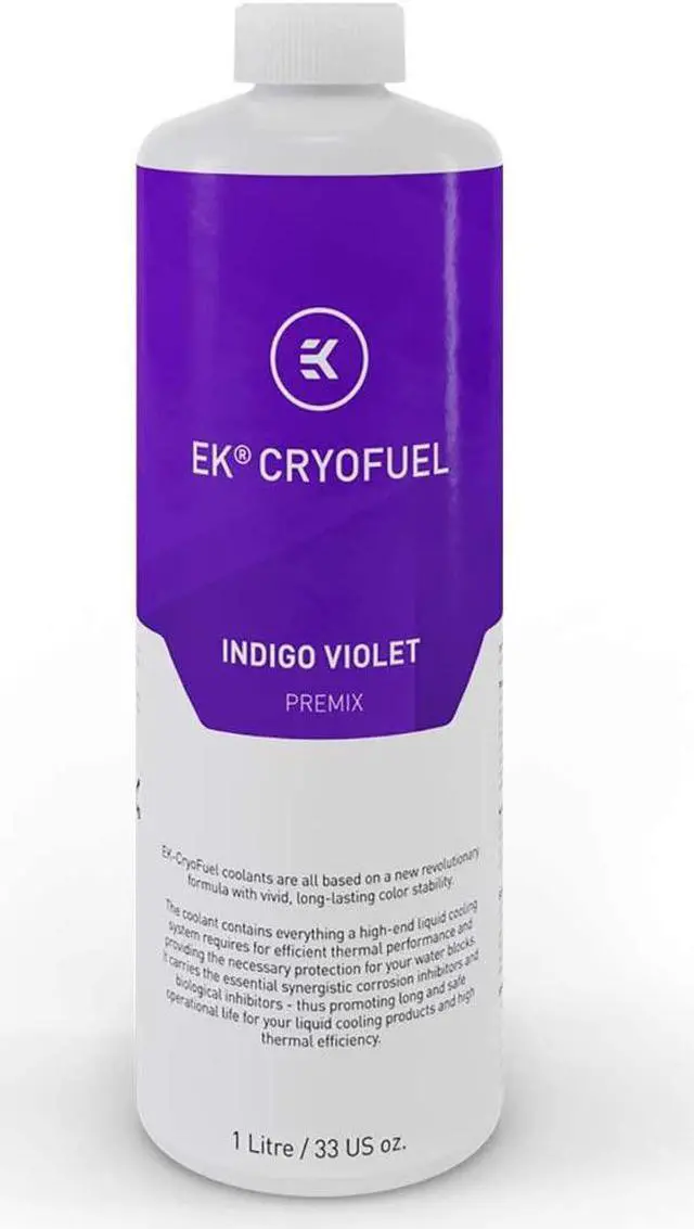 Main image of EK CryoFuel Premixed Transparent Liquid Coolant Indigo Violet 1l