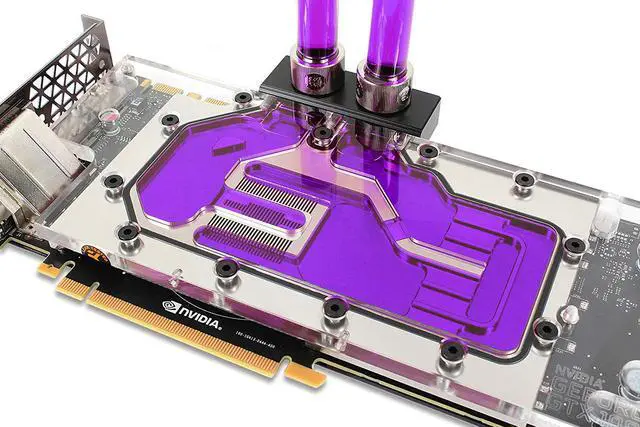 Alt view image 4 of 5 - EK CryoFuel Premixed Transparent Liquid Coolant Indigo Violet 1l