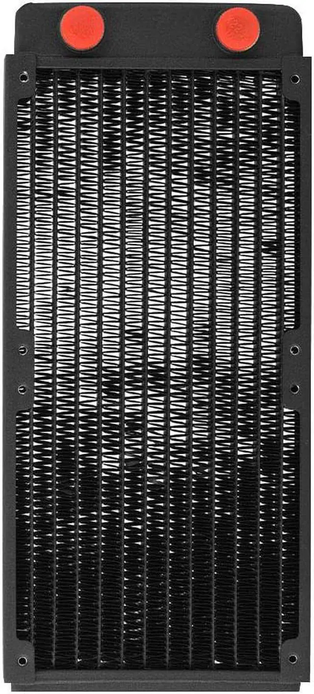 Alt view image 7 of 7 - Copper Radiator UPC Water Cool System, 120mm/240mm/360mm/480mm Heat Sink, G1/4 Thread Noiseless Computer Cooling Liquid Heat Exchanger, Fast Heat Dissipation Row Pipe (240mm)