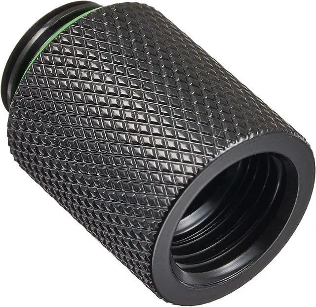Alt view image 10 of 16 - Bitspower BP-MBWP-C61 G1/4" Matt Black IG1/4" Extender-20MM