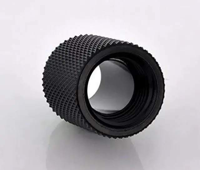 Alt view image 13 of 16 - Bitspower BP-MBWP-C61 G1/4" Matt Black IG1/4" Extender-20MM