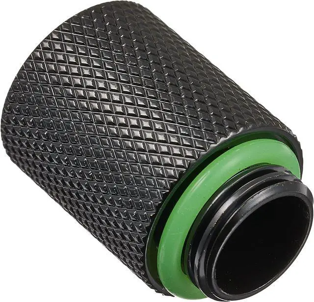 Alt view image 11 of 16 - Bitspower BP-MBWP-C61 G1/4" Matt Black IG1/4" Extender-20MM