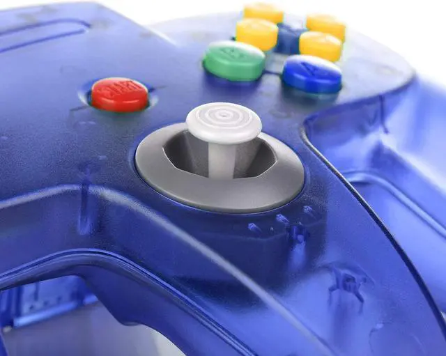 Alt view image 7 of 7 - 2 Pack N64 USB Controller, miadore USB Retro N64 Gamepad Joystick Raspberry Pi Controller for Windows PC MAC Linux (Clear Blue)