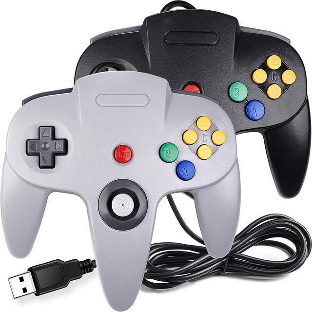 NES Controller USB Wired Gamepad Joystick for PC MAC Raspberry Pi 3 Games  Black