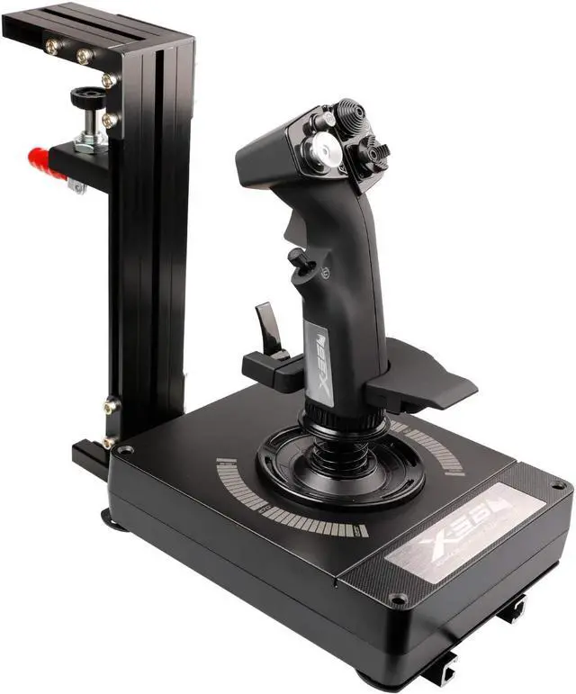 Alt view image 4 of 7 - HIKIG 2 Set Desk Mount Compatible with Thrustmaster HOTAS Warthog Joystick, Throttle and?HOTAS Also Support Other Flight Game Device - Black