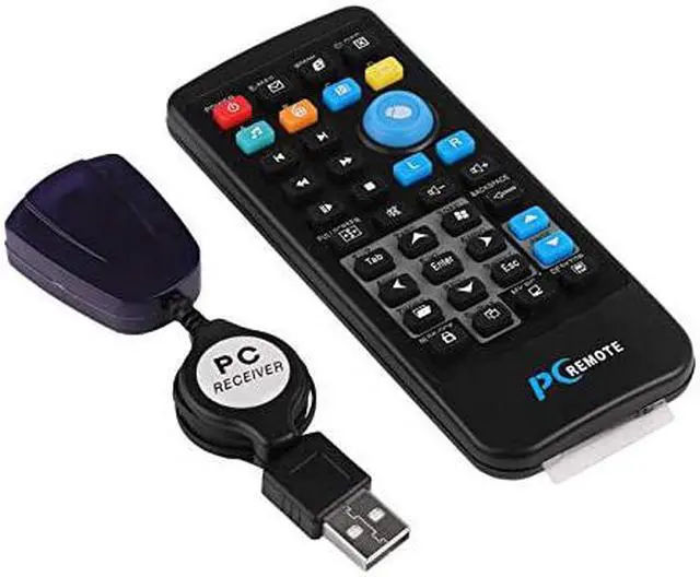 Alt view image 3 of 6 - Calvas 1pc Wireless Mouse Remote Controller USB Receiver IR Remote Control For Loptop PC Computer Center Windows