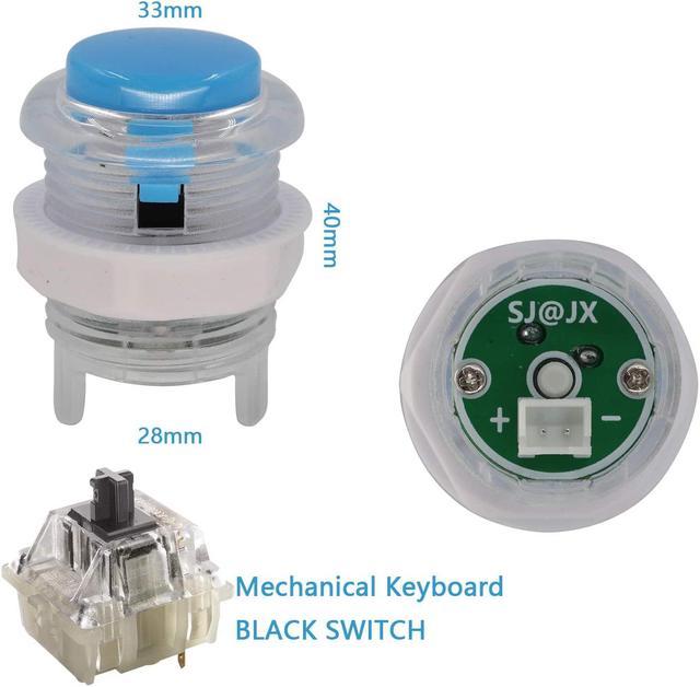 SJ@JX Arcade Game 2 Player Controller DIY Kit Microswitch Button