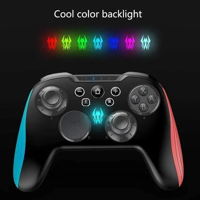 Alt view image 6 of 6 - RenminRoad Game Controller, Wireless Controller,Gamepad Game Controller Wireless Game Controller,RGB Lighting Gamepad. Support for Android,Tablet, TV Box, PC,Gamepad Controller