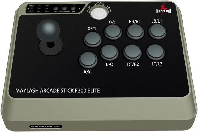 Main image of Arcade Stick F300 Elite with Sanwa Buttons and Sanwa Joysticks for Switch/Switch 2, Xbox Series X, Xbox One, PS4, PS3, Windows, macOS, Steam Deck, Android, NEOGEO Mini, MEGA Drive, Genesis
