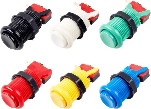 Alt view image 4 of 7 - EG STARTS 2 Player Classic Arcade Game DIY Part for Mame USB Cabinet Zero Delay USB Encoder to PC Games 8 Way Joystick + 18x Arcade Push Buttons (Includ 1p / 2p Start Buttons) Multiple Colour Kits